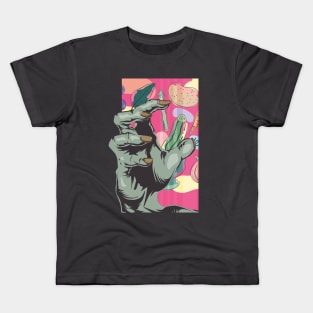 Vegetarian Zombie Hand Kids T-Shirt